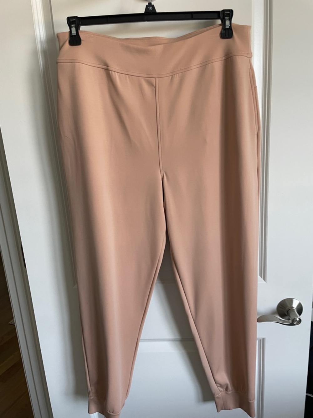 Kinesis women's beige High-Rise active Jogger pants